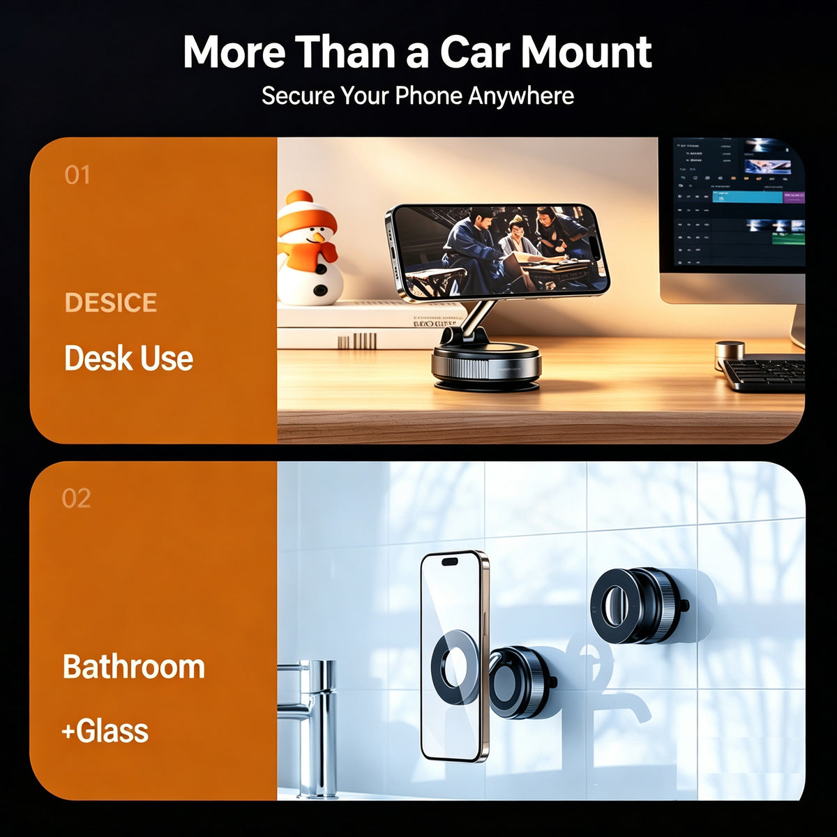MagGrip Pro Magnetic Suction Phone Mount