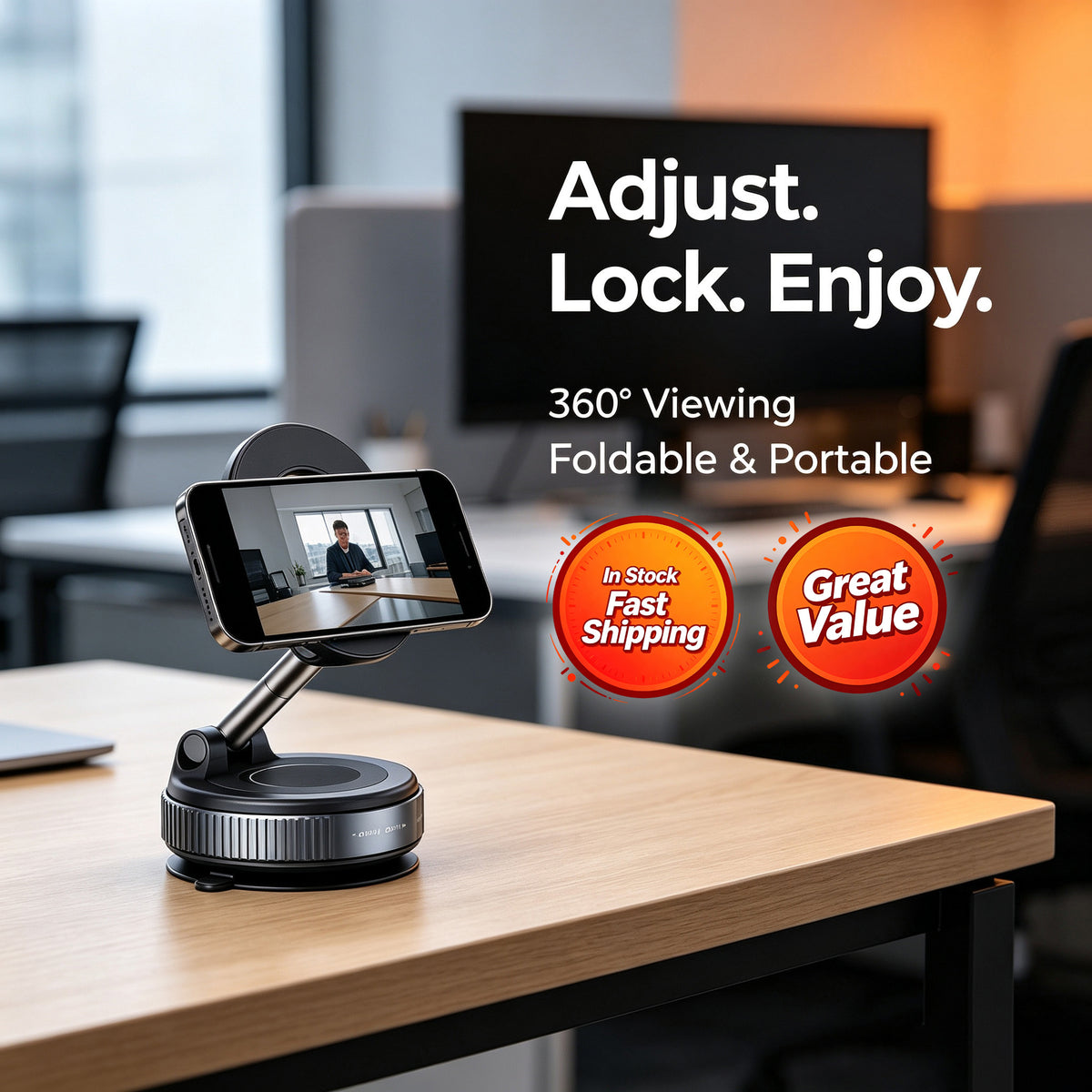 MagGrip Pro Magnetic Suction Phone Mount